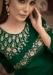 Picture of Shapely Georgette Forest Green Readymade Gown
