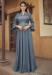 Picture of Ideal Georgette Slate Grey Readymade Gown
