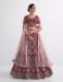 Picture of Alluring Net Indian Red Lehenga Choli