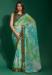 Picture of Gorgeous Chiffon Dark Olive Green Saree