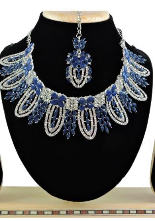Picture of Fine Navy Blue Necklace Set