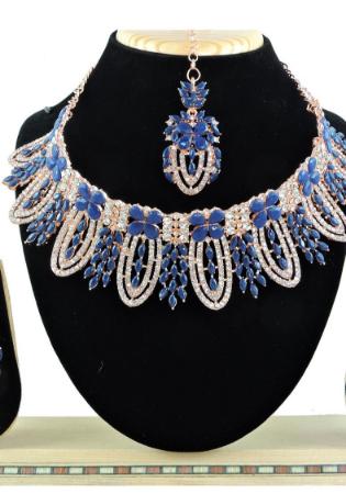 Picture of Sublime Dark Slate Blue Necklace Set