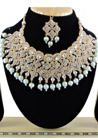 Picture of Stunning Rosy Brown Necklace Set
