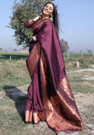 Picture of Ideal Silk Brown Saree