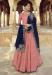 Picture of Well Formed Chiffon Indian Red Readymade Gown