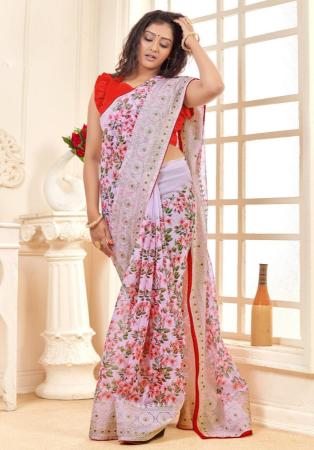 Picture of Ideal Linen Thistle Saree