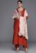 Picture of Grand Cotton & Silk Red Readymade Salwar Kameez