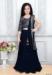 Picture of Shapely Georgette Midnight Blue Kids Lehenga Choli
