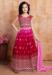 Picture of Shapely Georgette Dark Red Kids Lehenga Choli