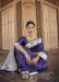 Picture of Marvelous Satin & Silk Purple Saree