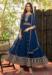 Picture of Comely Georgette Navy Blue Anarkali Salwar Kameez