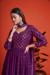 Picture of Classy Georgette Purple Party Wear Gown