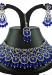 Picture of Delightful Midnight Blue Necklace Set