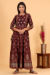 Picture of Charming Cotton Brown Readymade Gown