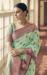 Picture of Well Formed Silk Dark Sea Green Saree