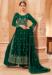 Picture of Beautiful Georgette Dark Green Anarkali Salwar Kameez