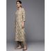 Picture of Comely Cotton & Silk Beige Kurtis And Tunic