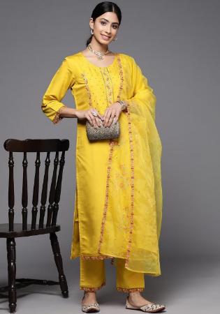 Picture of Bewitching Cotton & Silk Sandy Brown Kurtis And Tunic