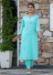 Picture of Cotton & Silk Medium Turquoise Readymade Salwar Kameez