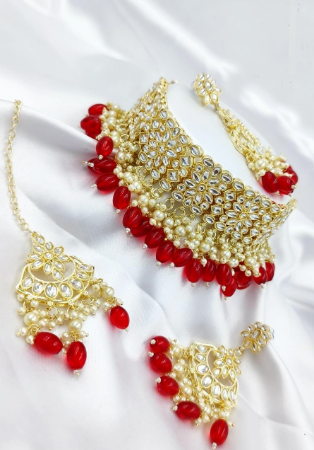 Picture of Good Looking Dark Red Necklace Set