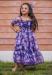 Picture of Ravishing Georgette Purple Kids Gown