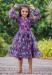 Picture of Good Looking Georgette Purple Kids Gown