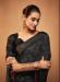 Picture of Lovely Georgette Black Saree