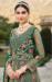 Picture of Comely Net Dark Green Anarkali Salwar Kameez