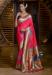 Picture of Elegant Silk Crimson Saree