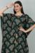 Picture of Exquisite Rayon Sea Green Arabian Kaftans