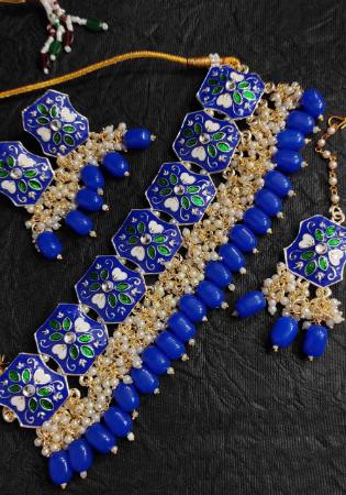 Picture of Bewitching Dark Blue Necklace Set
