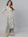 Picture of Rayon & Cotton Silver Readymade Salwar Kameez