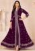 Picture of Bewitching Georgette Purple Anarkali Salwar Kameez