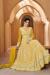 Picture of Excellent Georgette Golden Rod Readymade Gown