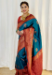 Picture of Superb Silk Teal Saree