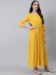 Picture of Shapely Rayon & Cotton Golden Rod Readymade Gown