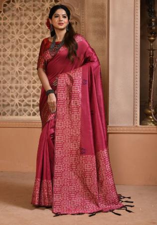 Picture of Radiant Silk Deep Pink Saree