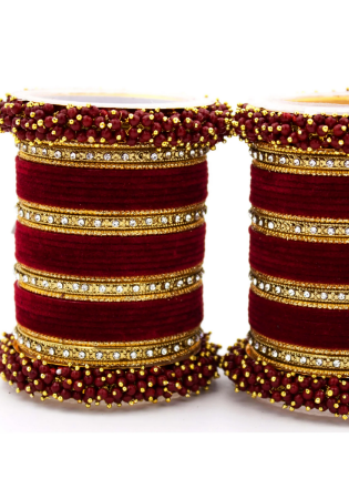 Picture of Lovely Maroon Bracelets