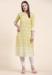 Picture of Admirable Cotton Pale Golden Rod Kurtis & Tunic