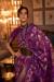 Picture of Statuesque Silk Purple Saree