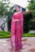 Picture of Beautiful Georgette Pale Violet Red Saree