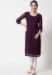 Picture of Beauteous Georgette Brown Kurtis & Tunic