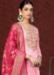 Picture of Chiffon & Cotton Pink Straight Cut Salwar Kameez