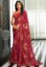 Picture of Lovely Georgette Brown Saree