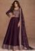 Picture of Pretty Silk Brown Party Wear Gown