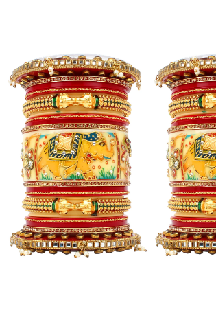Picture of Gorgeous Fire Brick Bangles
