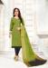 Picture of Appealing Cotton Olive Drab Straight Cut Salwar Kameez