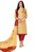 Picture of Good Looking Cotton Burly Wood Straight Cut Salwar Kameez