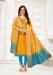 Picture of Sightly Cotton Golden Rod Straight Cut Salwar Kameez