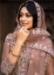 Picture of Magnificent Net Rosy Brown Anarkali Salwar Kameez